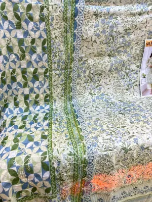 Elegant Pakistani Inspired Unstitched Dress